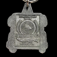 ENGINE 51 CROWN KEYCHAIN